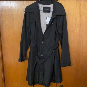 Weatherproof jacket with hoodie